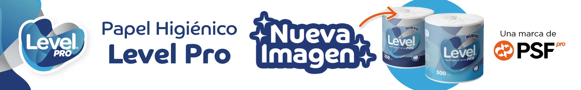 Papel Higiénico Level Pro ¡Nueva Imagen!