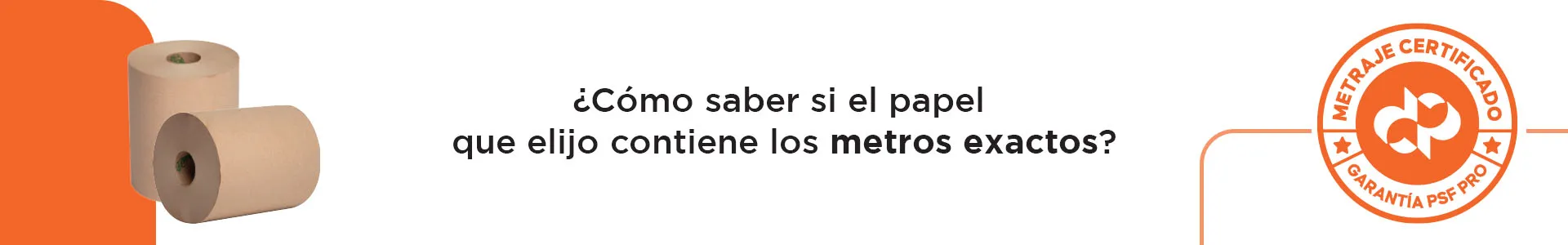 ¿Cómo saber si el papel que elijo contiene los metros exactos?