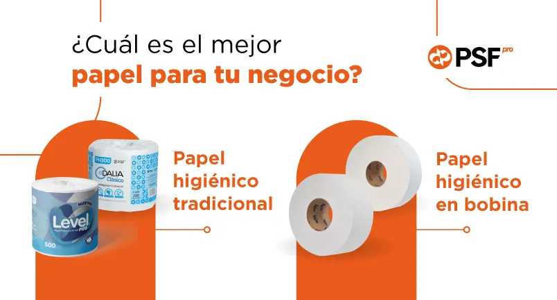 ¿Cuál es el mejor papel para tu negocio? Papel higiénico tradicional o higiénico en bobina