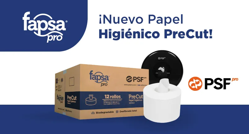 ¡Nuevo Papel Higiénico PreCut! Rendimiento hoja por hoja