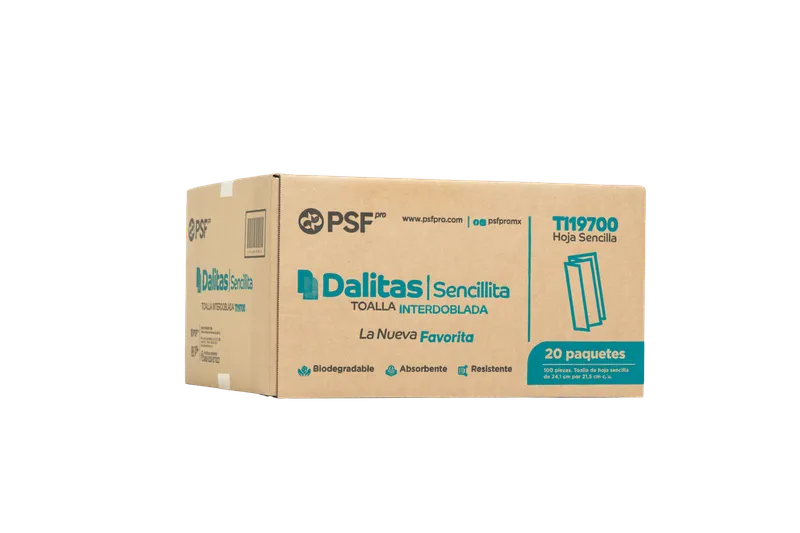 Dalitas Sencillita Toalla interdoblada