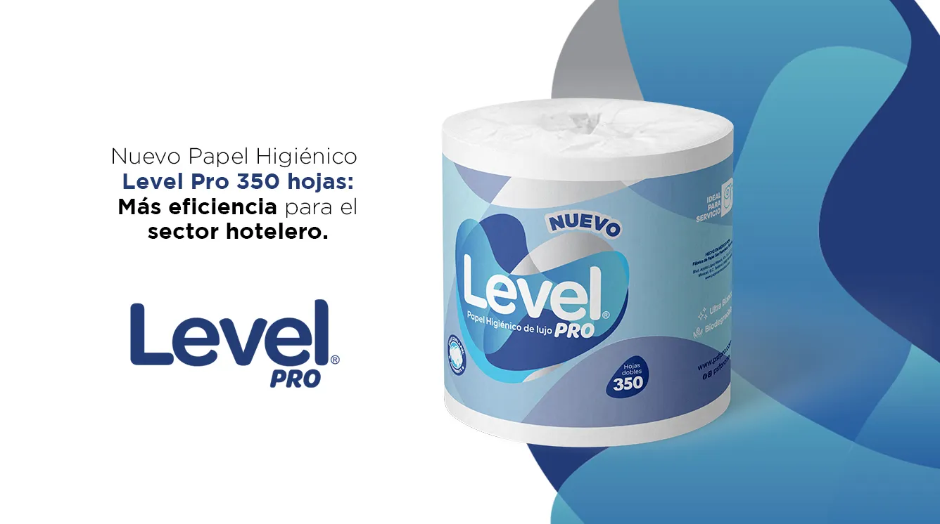 Nuevo Papel Higiénico Level Pro 350 hojas: Más eficiencia para el sector hotelero