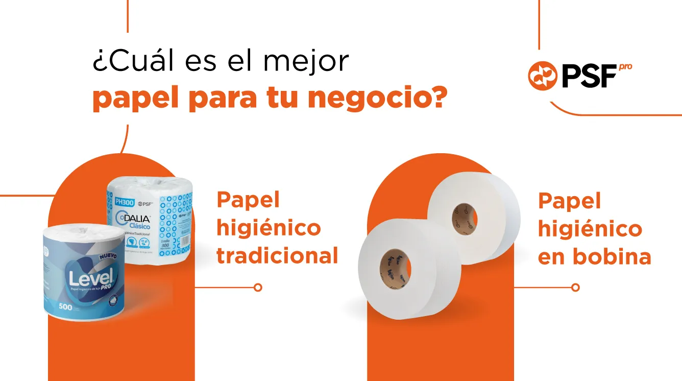 ¿Cuál es el mejor papel para tu negocio? Papel higiénico tradicional o higiénico en bobina