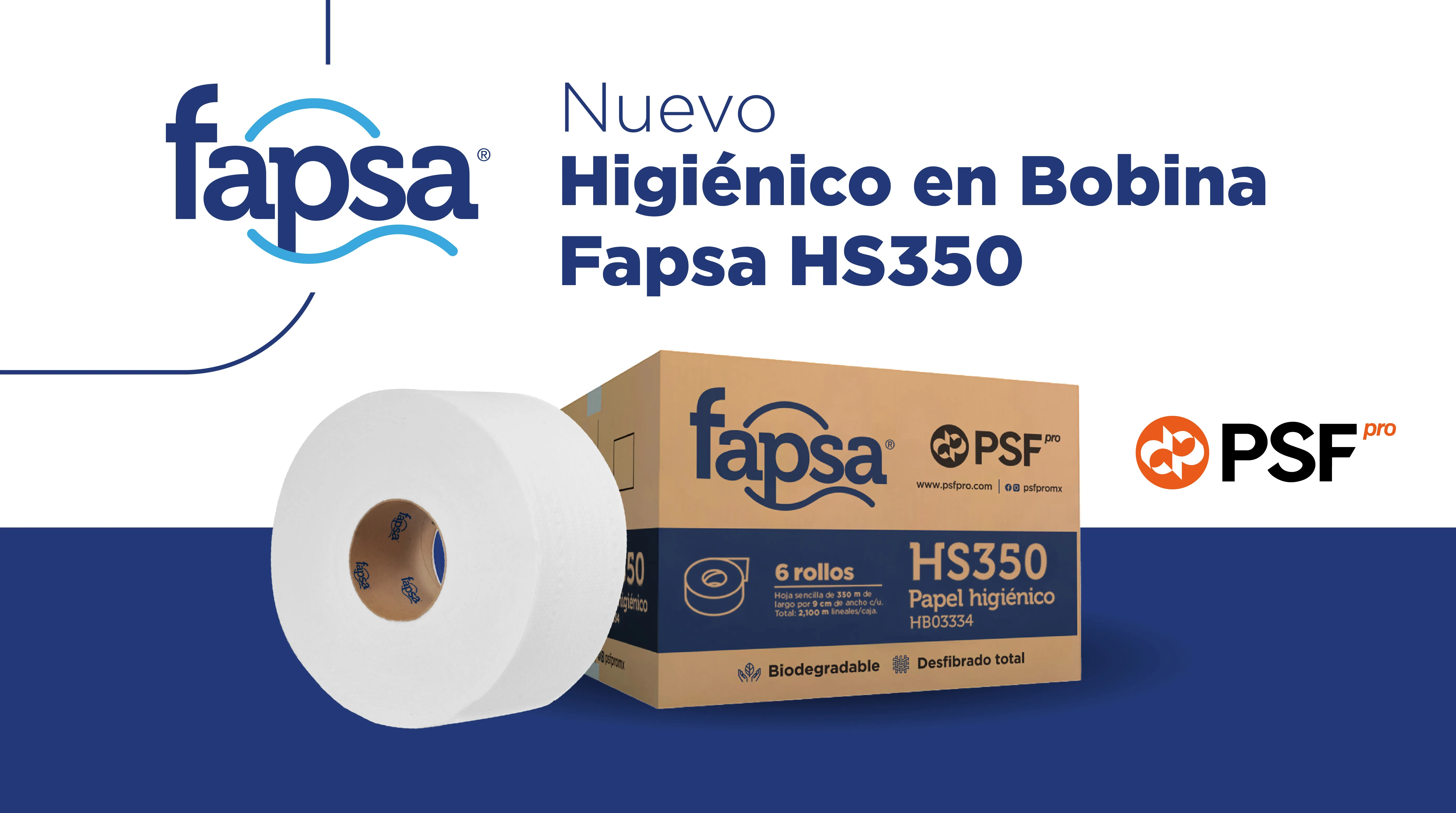 Nuevo Higiénico en Bobina Fapsa HS350