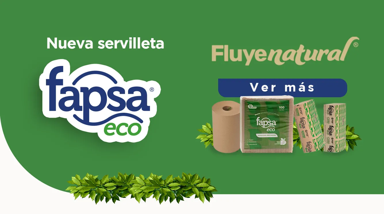 Nueva Servilleta Natural de Lujo en la Familia Fapsa eco